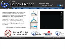 Tablet Screenshot of carboycleaner.com